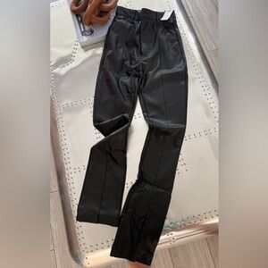 Abercrombie & Fitch Shiny Black Trousers